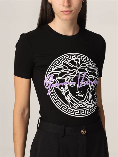 versace tshirt woman|Versace sweatshirts for women.